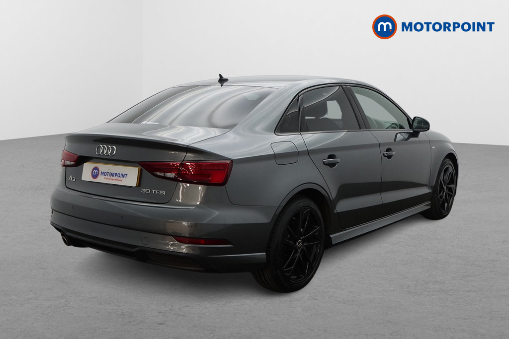 Audi A3 Black Edition Manual Petrol Saloon - Stock Number (1532175) - Drivers side rear corner