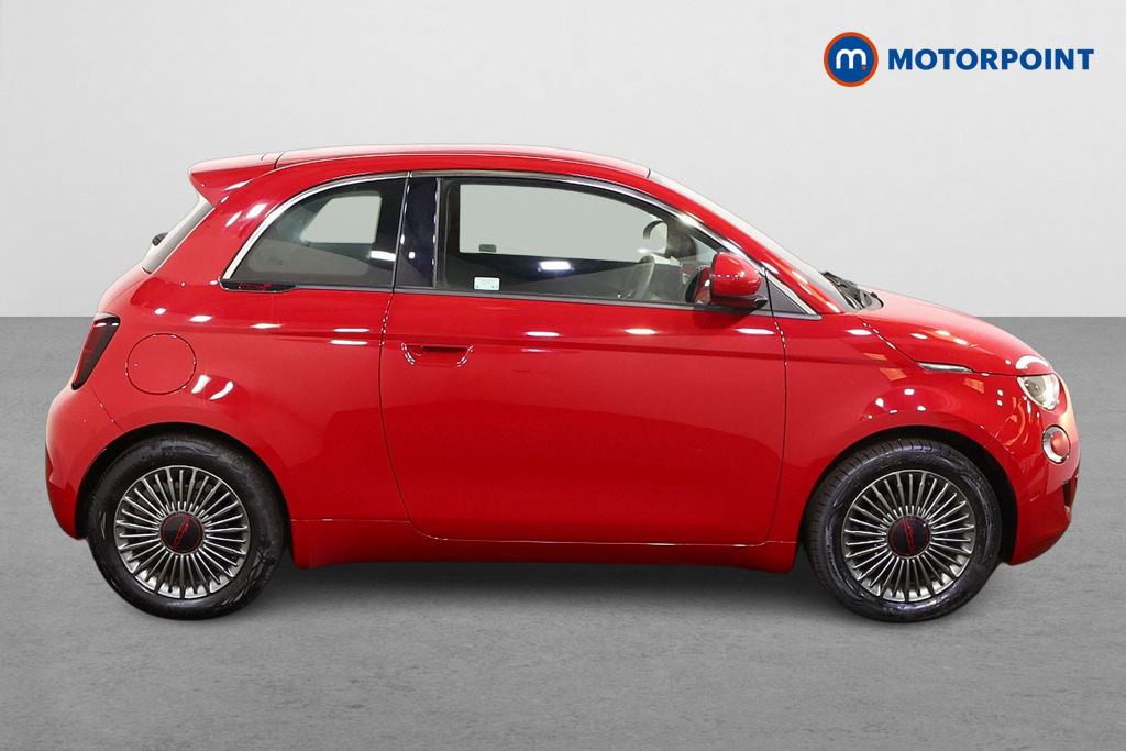 Fiat 500 RED Automatic Electric Hatchback - Stock Number (1537317) - Drivers side