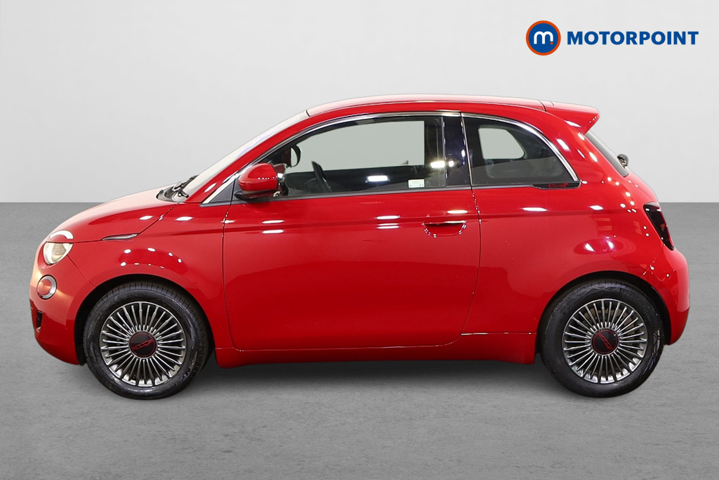 Fiat 500 RED Automatic Electric Hatchback - Stock Number (1537317) - Passenger side