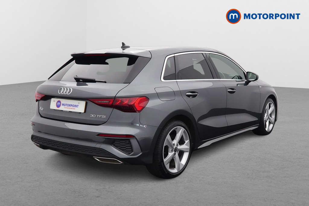 Audi A3 S Line Manual Petrol Hatchback - Stock Number (1542787) - Drivers side rear corner