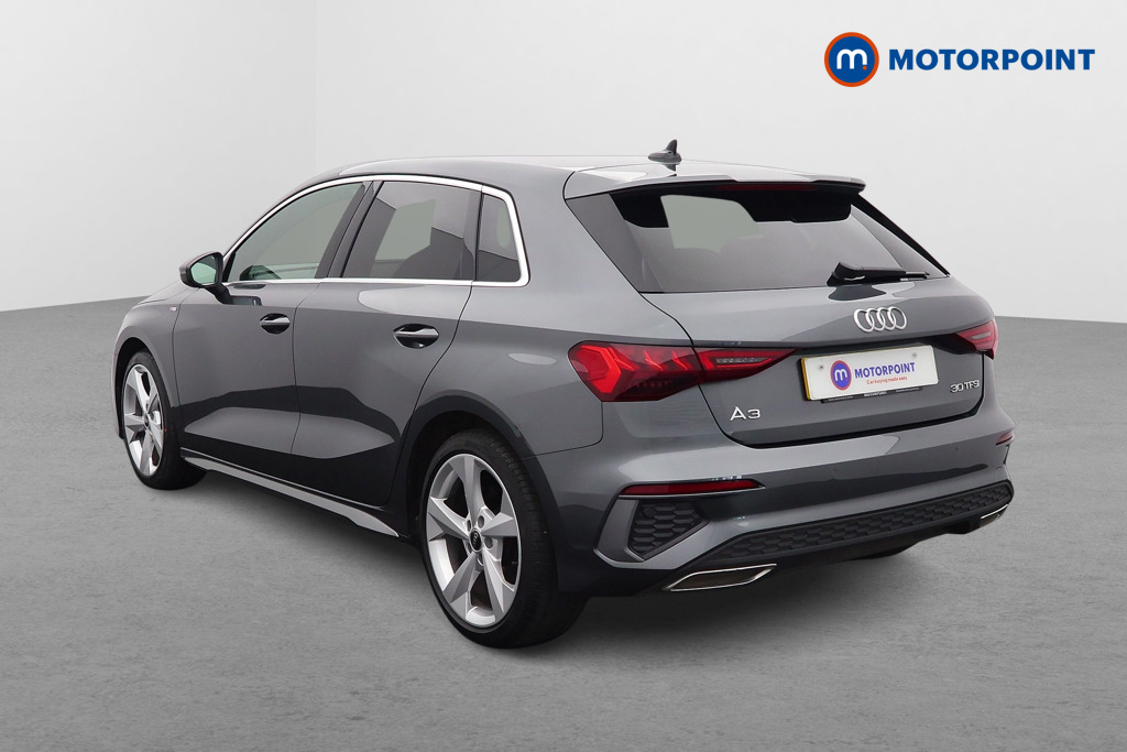 Audi A3 S Line Manual Petrol Hatchback - Stock Number (1542787) - Passenger side rear corner