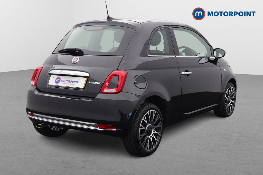 Fiat 500 TOP Manual Petrol-Electric Hybrid Hatchback - Stock Number (1544080) - Drivers side rear corner
