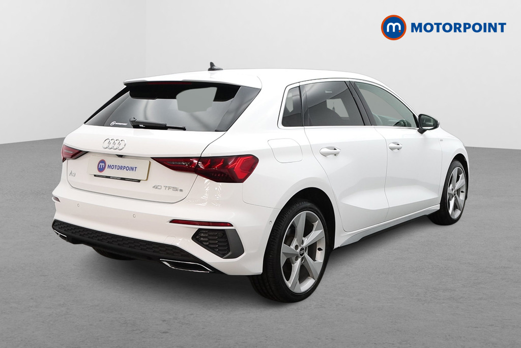 Audi A3 S Line Automatic Petrol Plug-In Hybrid Hatchback - Stock Number (1536101) - Drivers side rear corner