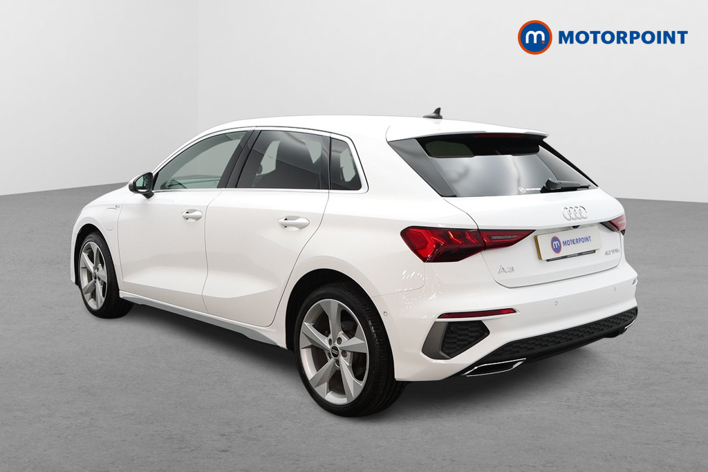 Audi A3 S Line Automatic Petrol Plug-In Hybrid Hatchback - Stock Number (1536101) - Passenger side rear corner
