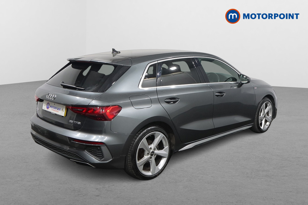 Audi A3 S Line Manual Petrol Hatchback - Stock Number (1539209) - Drivers side rear corner