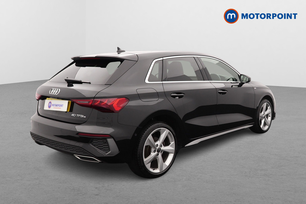 Audi A3 S Line Automatic Petrol Plug-In Hybrid Hatchback - Stock Number (1541165) - Drivers side rear corner