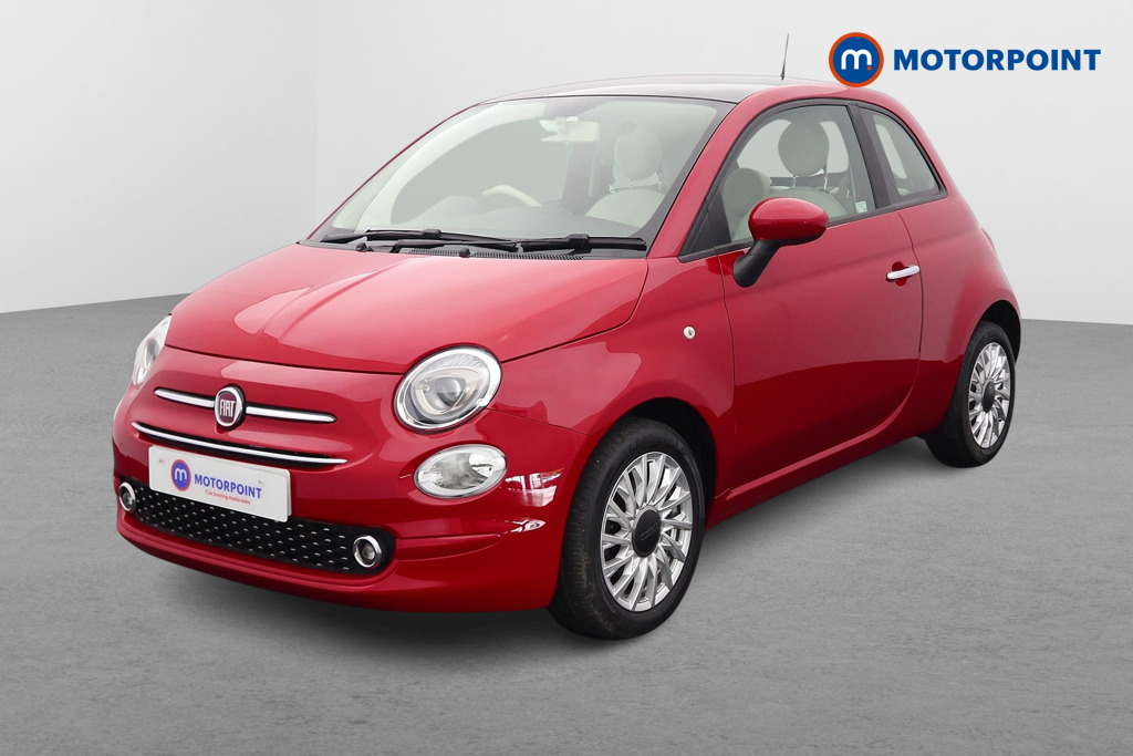 Fiat 500 Lounge Manual Petrol-Electric Hybrid Hatchback - Stock Number (1543369) - Passenger side front corner