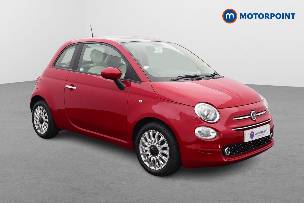 Fiat 500 Lounge Manual Petrol-Electric Hybrid Hatchback - Stock Number (1543369) - Drivers side front corner