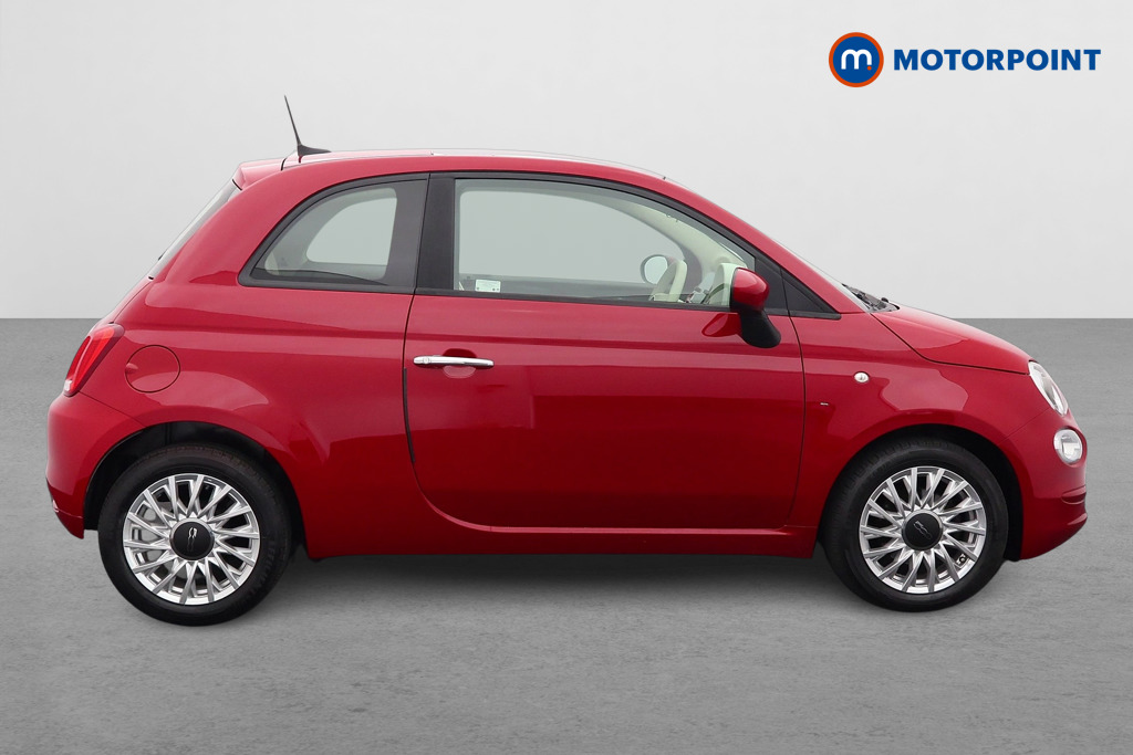 Fiat 500 Lounge Manual Petrol-Electric Hybrid Hatchback - Stock Number (1543369) - Drivers side