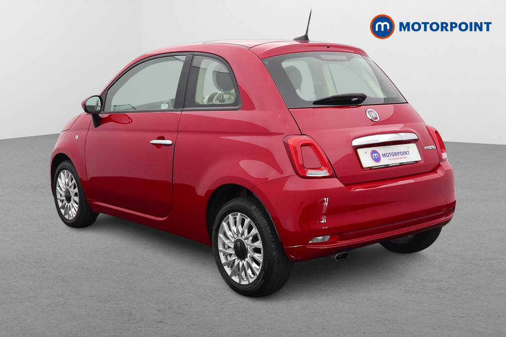 Fiat 500 Lounge Manual Petrol-Electric Hybrid Hatchback - Stock Number (1543369) - Passenger side rear corner