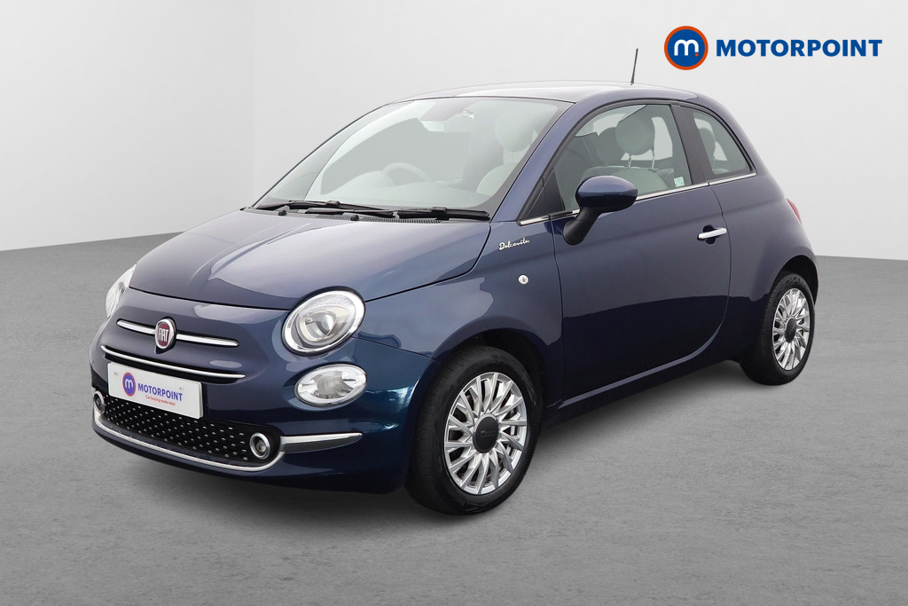 Fiat 500 Dolcevita Manual Petrol-Electric Hybrid Hatchback - Stock Number (1543445) - Passenger side front corner