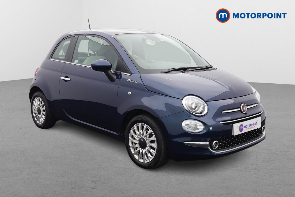 Fiat 500 Dolcevita Manual Petrol-Electric Hybrid Hatchback - Stock Number (1543445) - Drivers side front corner
