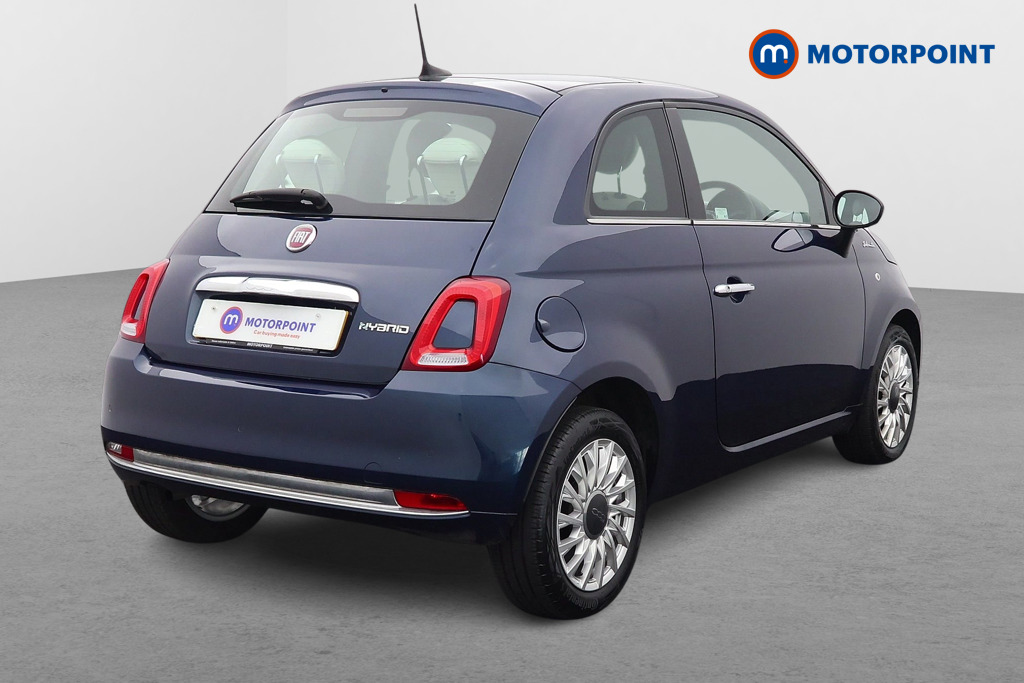 Fiat 500 Dolcevita Manual Petrol-Electric Hybrid Hatchback - Stock Number (1543445) - Drivers side rear corner