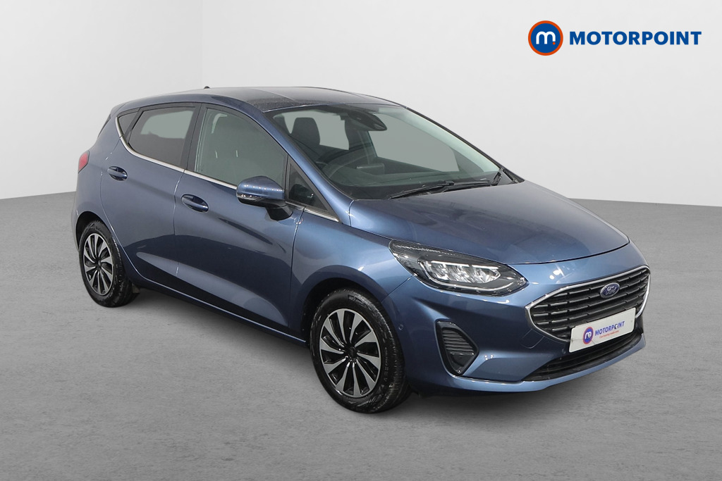 Ford Fiesta Titanium Manual Petrol-Electric Hybrid Hatchback - Stock Number (1531990) - Drivers side front corner