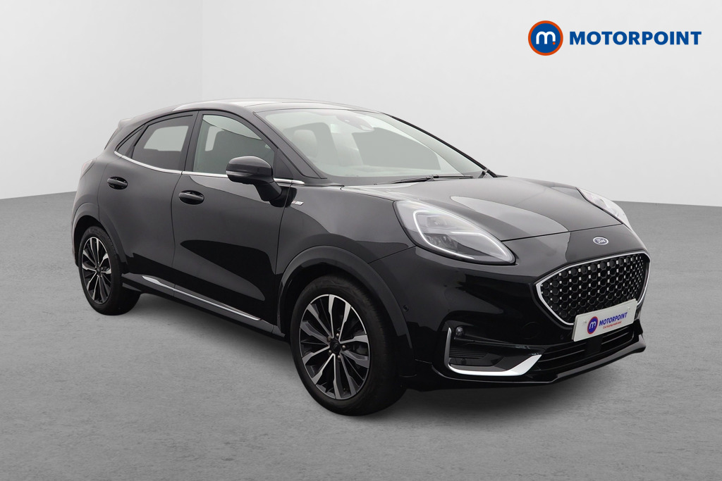 Ford Puma St-Line Vignale Automatic Petrol-Electric Hybrid SUV - Stock Number (1543208) - Drivers side front corner
