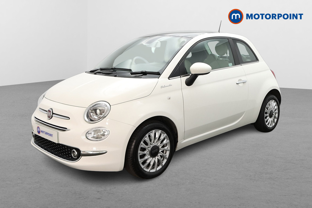 Fiat 500 Dolcevita Manual Petrol-Electric Hybrid Hatchback - Stock Number (1525832) - Passenger side front corner