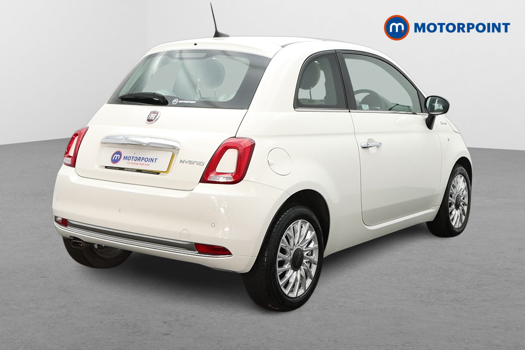 Fiat 500 Dolcevita Manual Petrol-Electric Hybrid Hatchback - Stock Number (1525832) - Drivers side rear corner