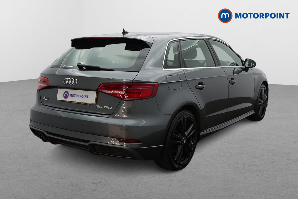 Audi A3 S Line Manual Petrol Hatchback - Stock Number (1531815) - Drivers side rear corner