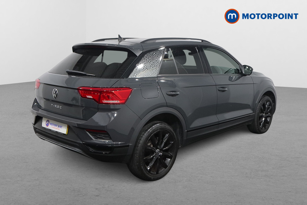 Volkswagen T-Roc Black Edition Automatic Petrol SUV - Stock Number (1541597) - Drivers side rear corner