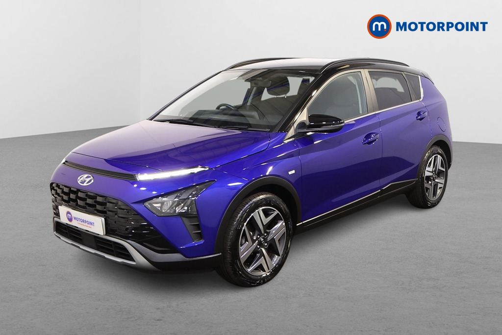 Hyundai Bayon Ultimate Automatic Petrol-Electric Hybrid SUV - Stock Number (1543574) - Passenger side front corner