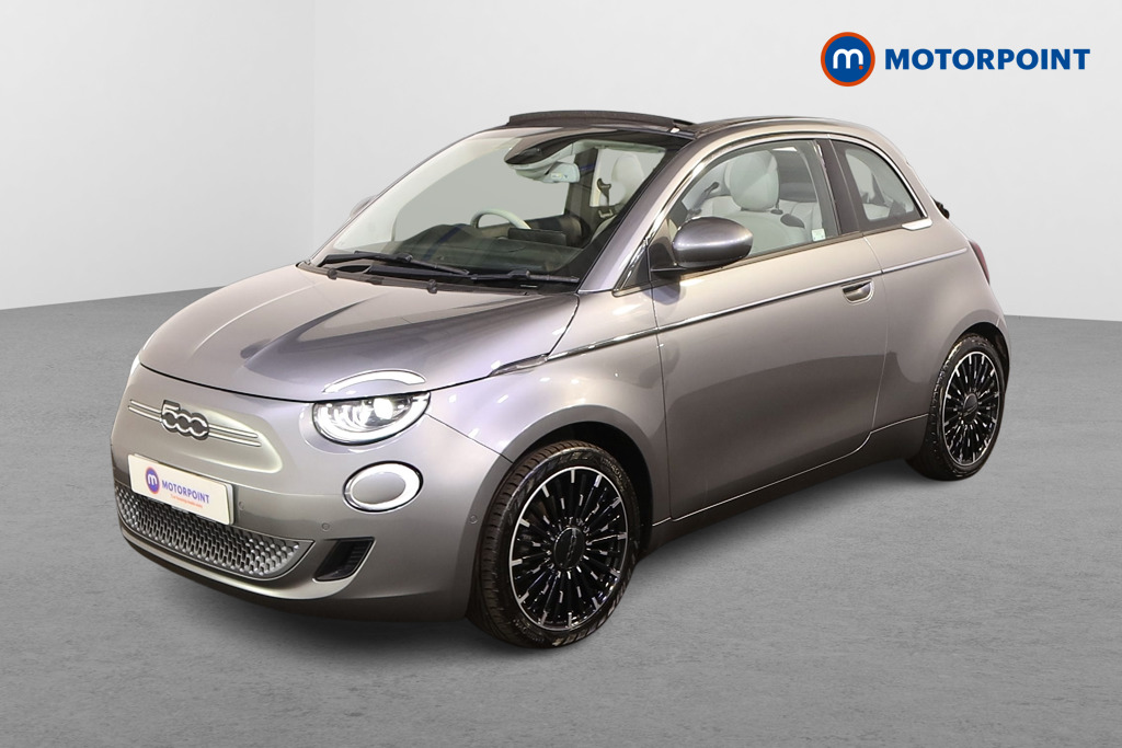 Fiat 500 La Prima Automatic Electric Convertible - Stock Number (1532274) - Passenger side front corner