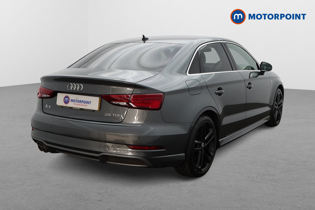 Audi A3 S Line Automatic Diesel Saloon - Stock Number (1535285) - Drivers side rear corner
