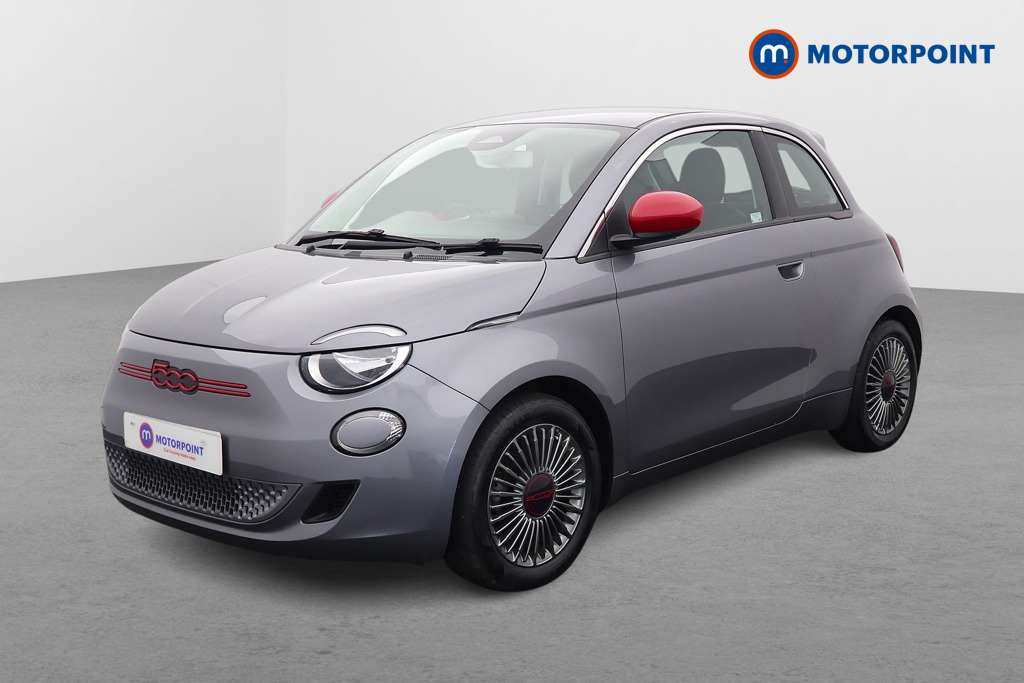 Fiat 500 RED Automatic Electric Hatchback - Stock Number (1543222) - Passenger side front corner