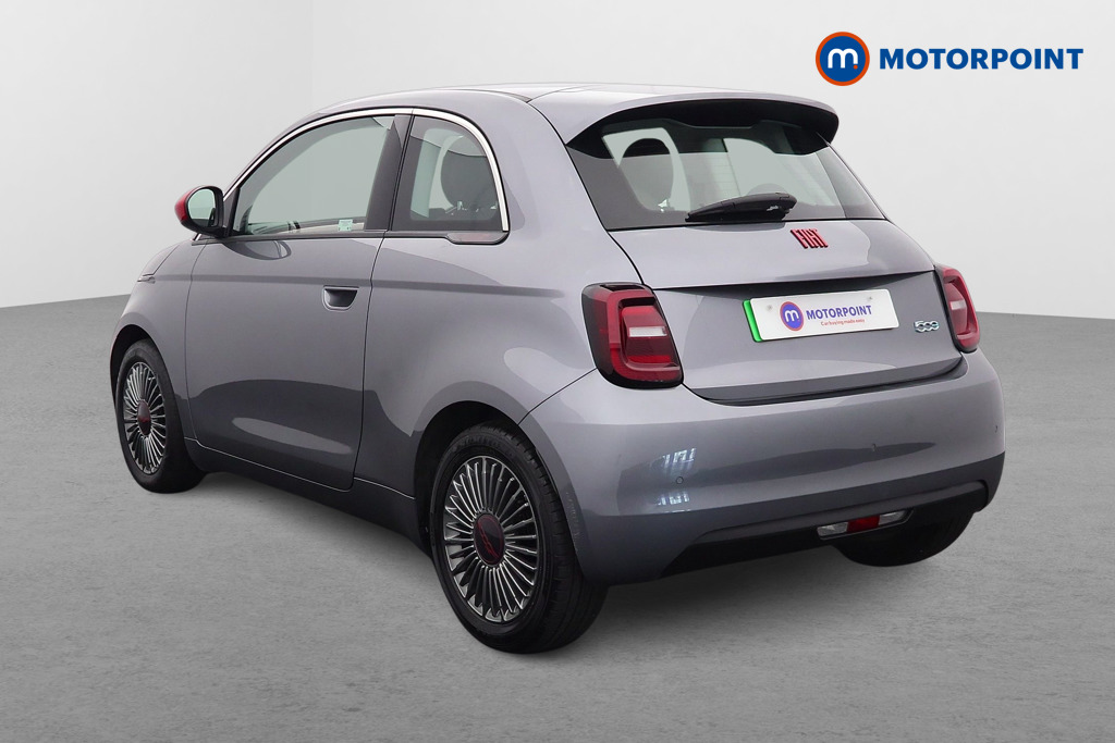 Fiat 500 RED Automatic Electric Hatchback - Stock Number (1543222) - Passenger side rear corner