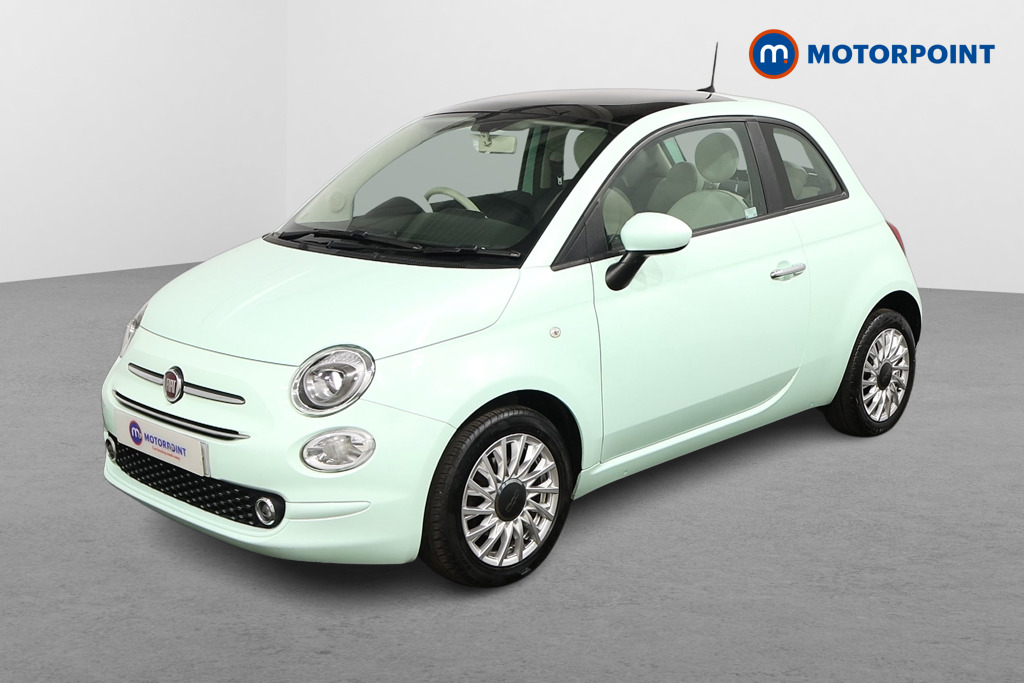 Fiat 500 Lounge Manual Petrol-Electric Hybrid Hatchback - Stock Number (1543561) - Passenger side front corner