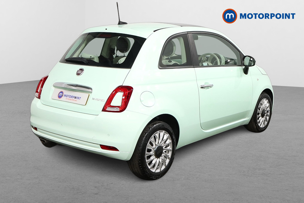 Fiat 500 Lounge Manual Petrol-Electric Hybrid Hatchback - Stock Number (1543561) - Drivers side rear corner