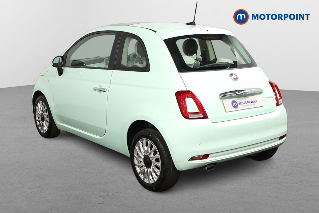 Fiat 500 Lounge Manual Petrol-Electric Hybrid Hatchback - Stock Number (1543561) - Passenger side rear corner