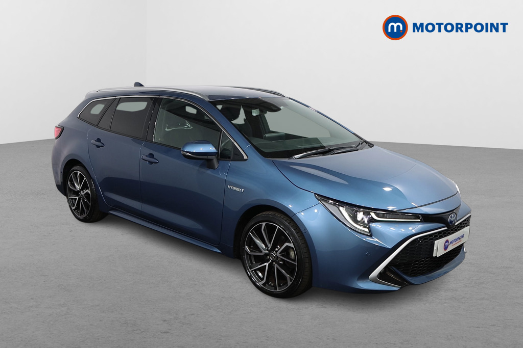 Toyota Corolla Excel Automatic Petrol-Electric Hybrid Estate - Stock Number (1543781) - Drivers side front corner