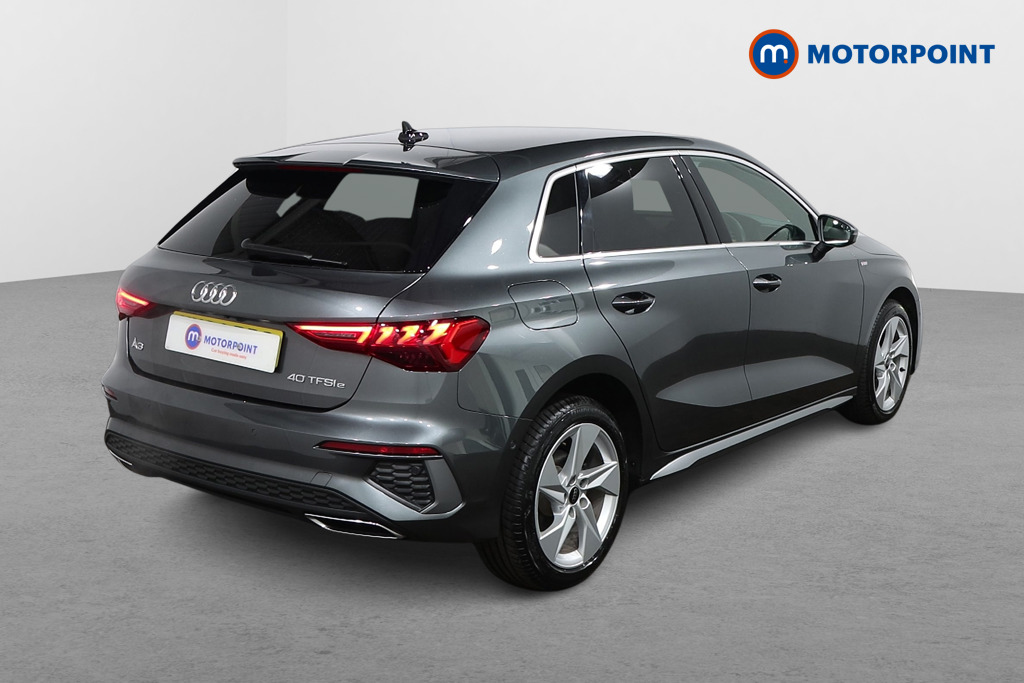 Audi A3 S Line Automatic Petrol Plug-In Hybrid Hatchback - Stock Number (1542843) - Drivers side rear corner