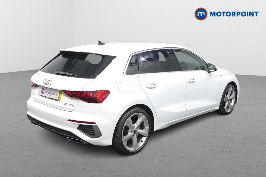 Audi A3 S Line Manual Petrol Hatchback - Stock Number (1533561) - Drivers side rear corner
