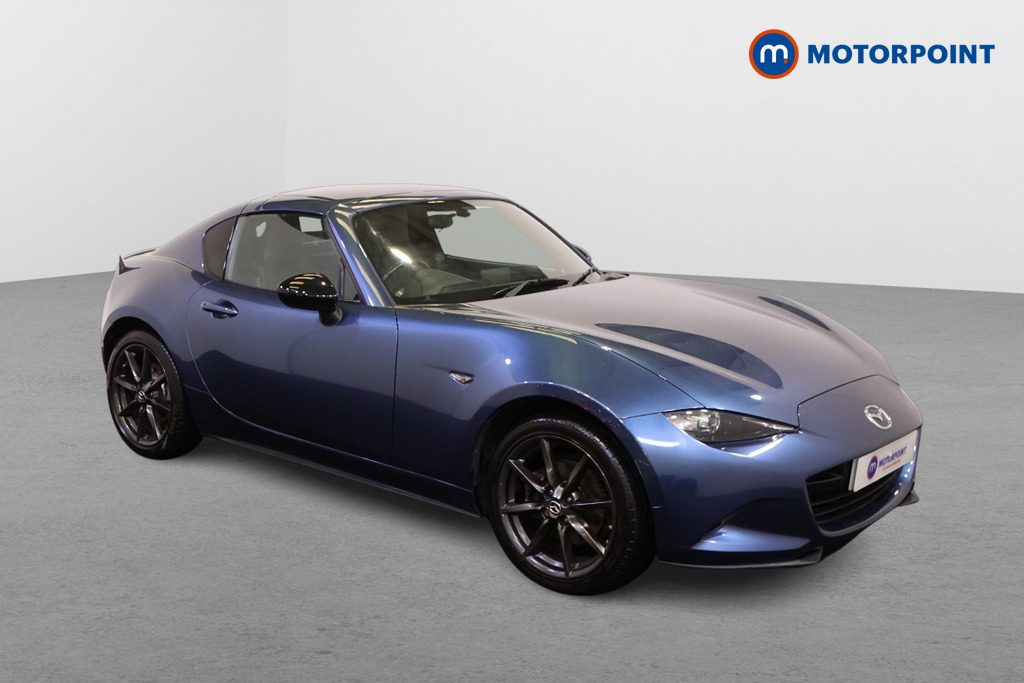 Mazda Mx-5 Sport Black Manual Petrol Convertible - Stock Number (1538843) - Drivers side front corner