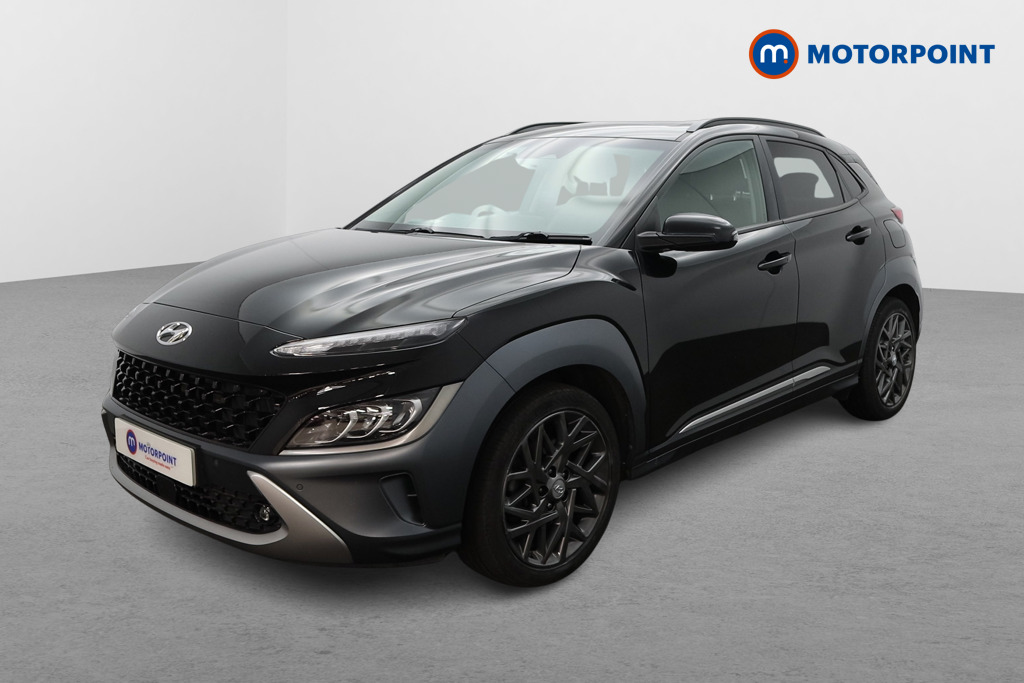 Hyundai Kona Ultimate Automatic Petrol-Electric Hybrid SUV - Stock Number (1540019) - Passenger side front corner