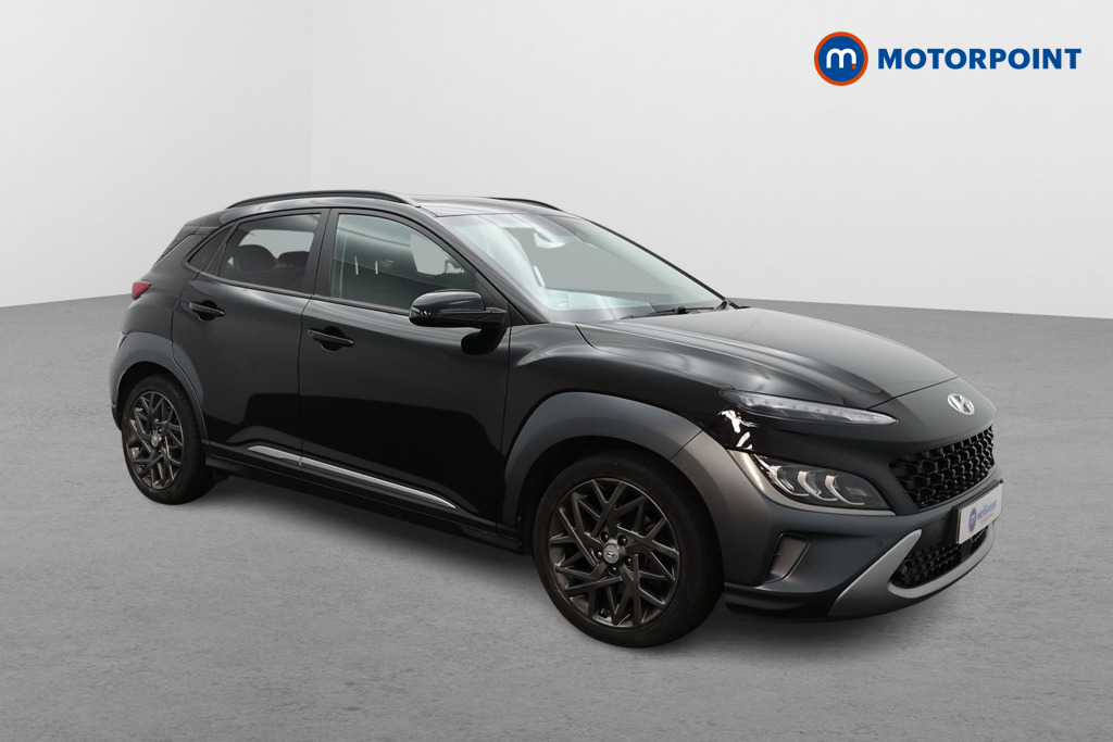 Hyundai Kona Ultimate Automatic Petrol-Electric Hybrid SUV - Stock Number (1540019) - Drivers side front corner