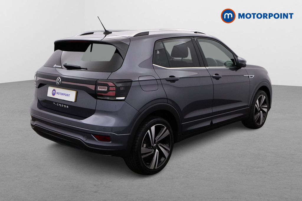 Volkswagen T-Cross R-Line Manual Petrol SUV - Stock Number (1543794) - Drivers side rear corner