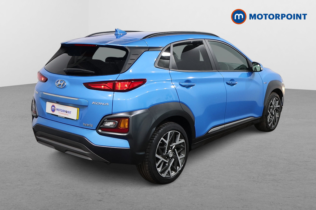 Hyundai Kona Premium Automatic Petrol-Electric Hybrid SUV - Stock Number (1545046) - Drivers side rear corner