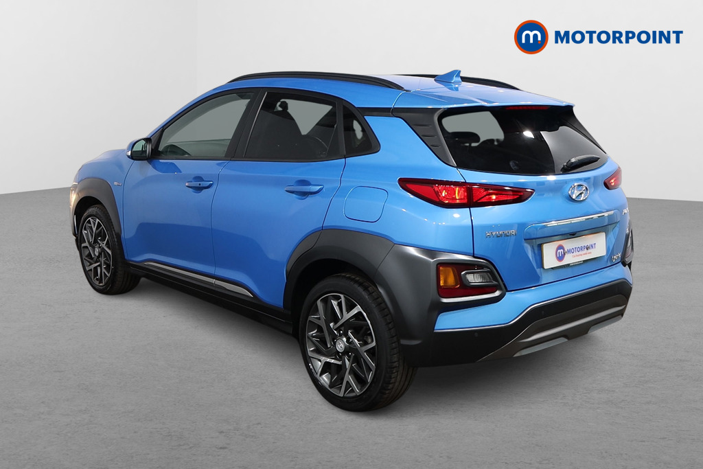 Hyundai Kona Premium Automatic Petrol-Electric Hybrid SUV - Stock Number (1545046) - Passenger side rear corner