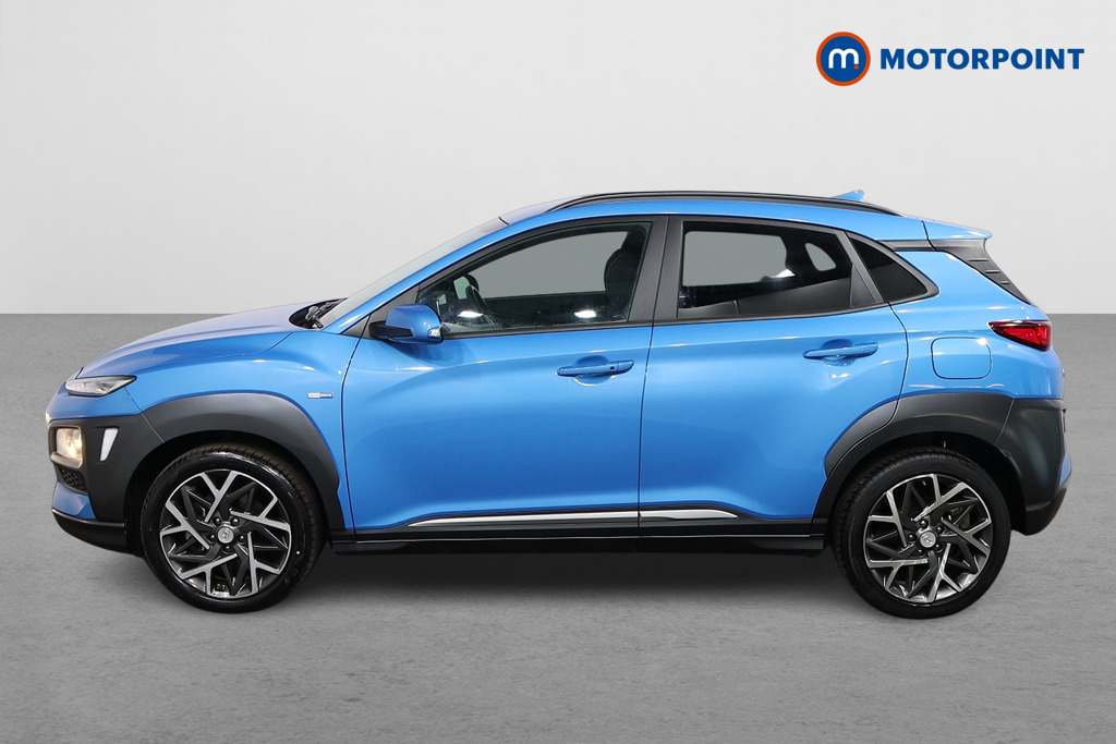 Hyundai Kona Premium Automatic Petrol-Electric Hybrid SUV - Stock Number (1545046) - Passenger side