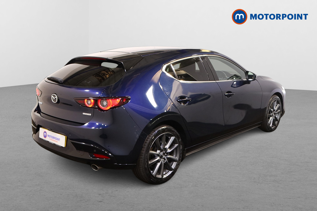Mazda 3 Sport Lux Manual Petrol-Electric Hybrid Hatchback - Stock Number (1534734) - Drivers side rear corner