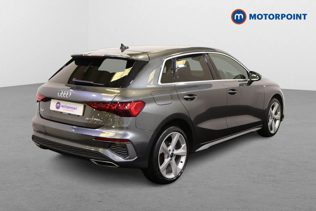Audi A3 S Line Automatic Petrol Plug-In Hybrid Hatchback - Stock Number (1536935) - Drivers side rear corner