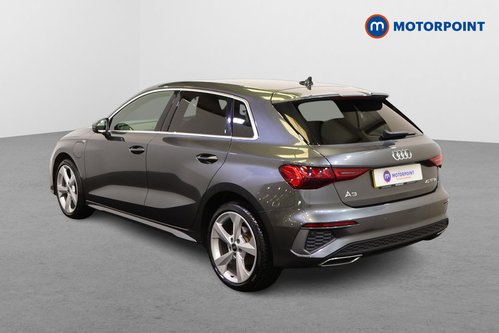 Audi A3 S Line Automatic Petrol Plug-In Hybrid Hatchback - Stock Number (1536935) - Passenger side rear corner