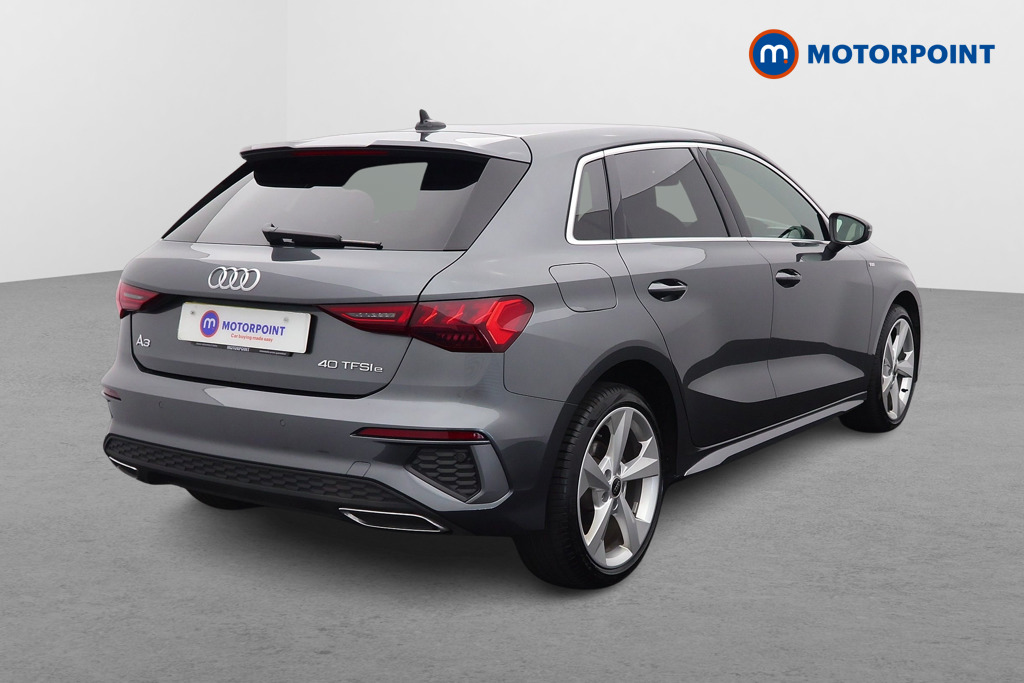 Audi A3 S Line Automatic Petrol Plug-In Hybrid Hatchback - Stock Number (1541087) - Drivers side rear corner