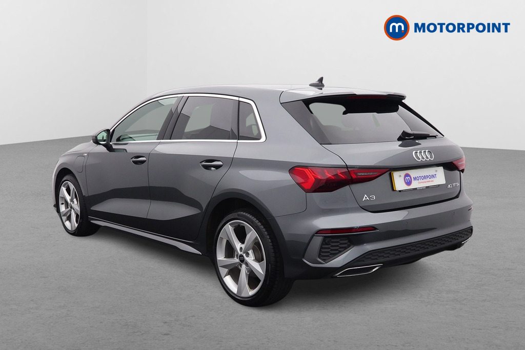 Audi A3 S Line Automatic Petrol Plug-In Hybrid Hatchback - Stock Number (1541087) - Passenger side rear corner