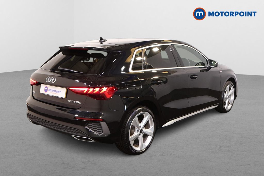 Audi A3 S Line Automatic Petrol Plug-In Hybrid Hatchback - Stock Number (1544653) - Drivers side rear corner