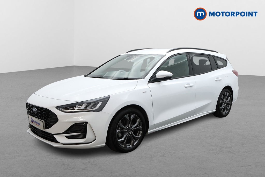 Ford Focus St-Line Automatic Petrol-Electric Hybrid Estate - Stock Number (1543287) - Passenger side front corner
