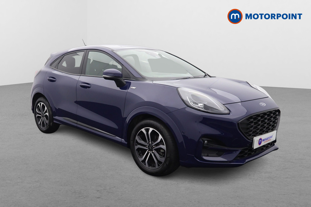 Ford Puma St-Line Manual Petrol-Electric Hybrid SUV - Stock Number (1545162) - Drivers side front corner