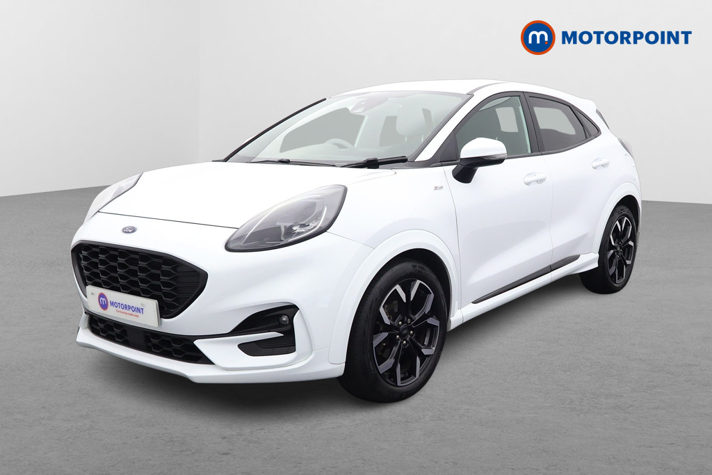 Ford Puma St-Line X Manual Petrol-Electric Hybrid SUV - Stock Number (1545513) - Passenger side front corner